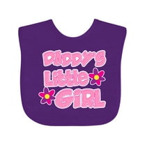 Inktastic Daddy's Little Girl Girls Baby Bib