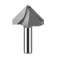 thumbnail image 2 of Woodworking Tool Diamond V Type Mdf Router Bit Pcd Cnc Wood Milling Cutter Lathe, 2 of 7