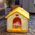 thumbnail image 4 of Foldable Dog House Pet Cat Bed Winter Dog Villa Sleep Kennel Removable Nest Warm Enclosed Cave Sofa Pets Supplies, 4 of 11