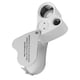 thumbnail image 5 of Lupa de joyería ABS aluminio 30X 60X lámpara de aumento LED de doble lente para identificación de joyas, 5 of 14