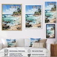thumbnail image 4 of Designart "Tropical Paradise Beach Photo IV" Nautical & Beach Floater Framed Canvas Print, 4 of 7