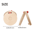 thumbnail image 4 of 32 Pcs Castanets Instrument de Musique Castanets Instrument en Bois Instrument de Musique Instrument de Percussion pour Enfants Adultes, 4 of 6