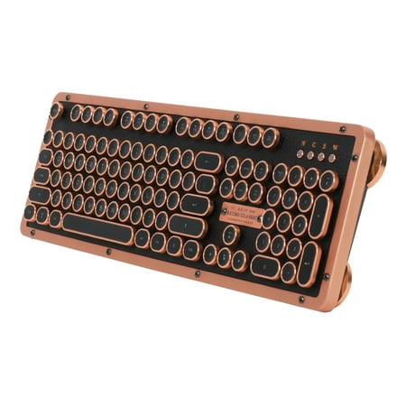 RETRO CLASSIC BT Full-size Bluetooth Mechanical Azio Typelit Switch Keyboard with Back Lighting - Artisan