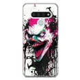 thumbnail image 1 of MUNDAZE LG Stylo 6 Shockproof Clear Hybrid Protective Phone Case Evil Joker Face Painting Graffiti Cover, 1 of 6