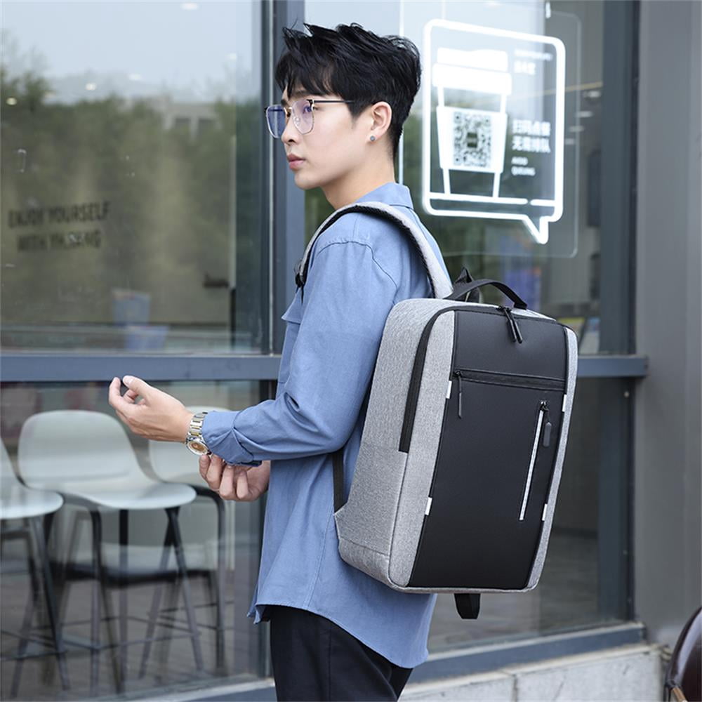 Men's Business Bag USB Large Capacity Laptop Backpack Professional Shoulder Bag for Men Executive Laptop Bag Business Briefcase