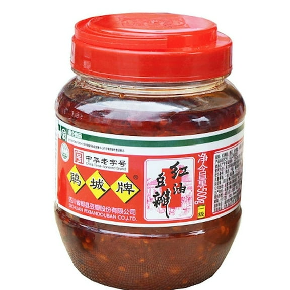 Sichuan Pixian Boad Bean Paste with Red Chili Oil 17.6 Oz (500 g)