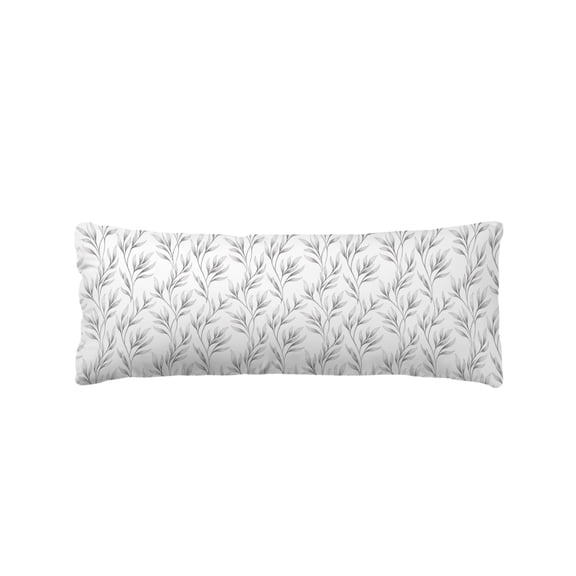 Botanical Delicate Branches Body Pillow Cover 20 x 60 Inch Decorative Pillow Cover Boho Olive Minimalist Leaf Lumbar Pillowcase Seasonal Rectangle Cushion Case for Couch Sofa Bed Living Room