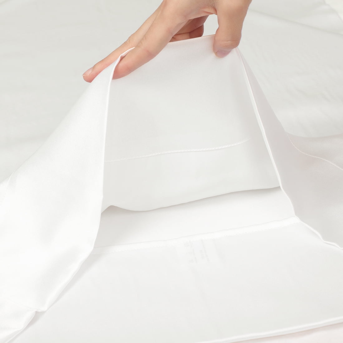 Unique Bargains 2-Pack 19 Momme 100% Silk Pillowcases King