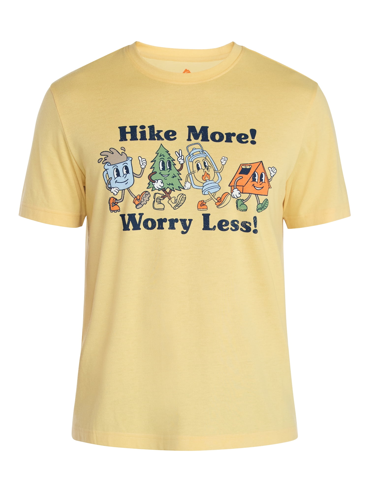 Ozark Trail Men's Active Graphic Tee with Short Sleeves, Sizes S-3XL