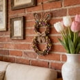 thumbnail image 5 of Front Door Wreath Easter Bunny Egg Door Wreath Spring Shape Wall Hanging Decor for Front Door Home & Easter Wreath Easter Door Wreath Holiday Door Wreath Floral Wreath Decor Spring Wreath, 5 of 5