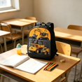 thumbnail image 5 of Construction Truck Pattern Backpack Customizable Assembly Car Casual Bag Lightweight Polyester Daypack for Sports School Outdoor Trips, 5 of 6