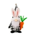 thumbnail image 2 of Clearance Under $5!Yyuenw Easter Gnomes Plush, Black Buffalo Plaid Check Easter Valentine Tomte Swedish Scandinavian Figurine Nordic Gnomes Plush Christmas Elf Doll Xmas Ornaments for Home Decor, 2 of 4