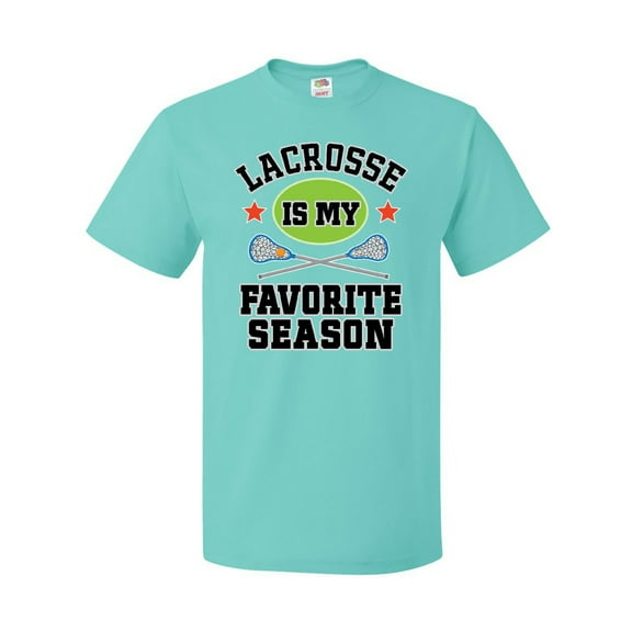 Inktastic Lacrosse is My Favorite Season T-Shirt