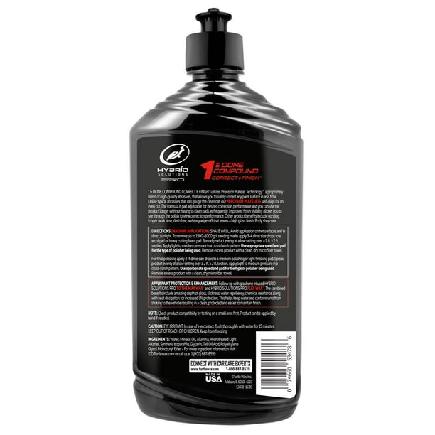 【サービス品@2780〜】プルブオリバー錦(覆輪斑) Turtle Wax Hybrid Solutions Pro Compound 16oz - Auto Paint Correct