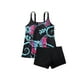 thumbnail image 3 of VISgogo Mujeres Swim Shirt + Shorts, Geometry/Rainbow/Butterfly Print Swimming Tops Traje de baño Pantalones cortos Traje VISgogo  moda, 3 of 8