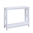 thumbnail image 3 of Convenience Concepts Town Square Console Table, White, 3 of 3