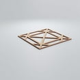 thumbnail image 3 of Ekena Millwork 15 3/8"W x 15 3/8"H x 3/8"T Medium Buxton Decorative Fretwork Wood Wall Panels, Alder, 3 of 8