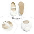 thumbnail image 6 of THEE BRON Toddler Girl Mary Jane Party Glitter Princess Wedding Dress Shoes (02-White,10M), 6 of 6