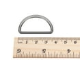 thumbnail image 4 of Metal D Rings Buckle, 15 Pack 30mm(1.18") 2mm Thick Welded D Rings Buckle, Dark Gray, 4 of 5