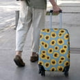 thumbnail image 3 of Blue Sunflower Pattern Luggage Cover Fashion Suitcase Cover Baggage Covers Fit 25-28 Inch Luggage (Go Travel), 3 of 5