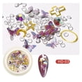 thumbnail image 2 of PENGXIANG DIY Hand Manicure Three Dimensional Butterfly Jewelry Heat Shrinkable Piece, 2 of 5