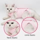 thumbnail image 3 of Ropa para mascotas, traje de esterilización/castración para gatos, traje postoperatorio de destete, traje de recuperación, rehabilitación postoperatoria para madre y gato, 1 Uds., 3 of 5