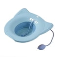 thumbnail image 2 of Asiento de inodoro de con lavabo de atención de silla con inodoro para tratamiento de perineo perineal pacientes ancianos mujeres , Azul2, 2 of 8