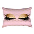thumbnail image 1 of 30 x 50cm Eyebrow Pattern Cushion Cover Sofa Comfortable Pillow Case Home Decor H, 1 of 7
