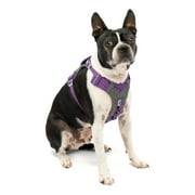 Kurgo Journey Air Dog Harness, Vest Harnesses for Dogs, Pet Hiking Harness for Running & Walking, Reflective, Padded, Includes Control Handle, No Pull Front Clip (Purple, Small)