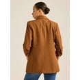 thumbnail image 4 of Scoop Women's Ultimate Crepe Scrunch Sleeve Blazer, Sizes XS-XXL, 4 of 5