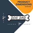 thumbnail image 6 of Magnet Me Up Dog Dad Dog Bone Magnet Decal, 2x7 In, Vinyl Automotive Magnet, 6 of 7