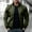 Army Green Coat, variant on Mens Bomber Jacket Full Zip Up Jacket Fall Stand Collar Track Jackets Long Sleeve Shellsoft Outerwear Lightweight Sports Flight Windbreaker