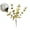 Gold, variant on Eucalyptus Leaves Stems, Artificial Eucalyptus Garland Decoration, 13.4in Plastic Silk Fake Plant for Wedding Home Party Centerpiece