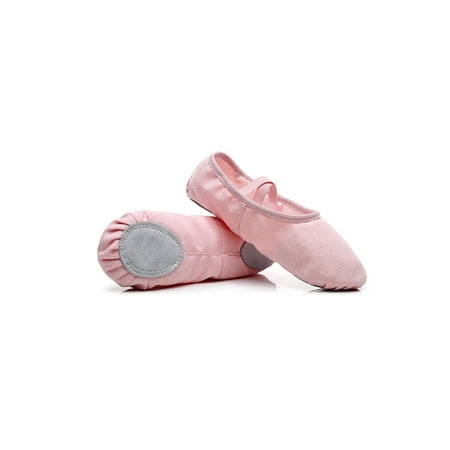 

Daeful Ladies Breathable Nonslip Round Toe Dance Shoe Ballets Lightweight Split Sole Slipper Stretch Flats