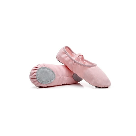 

Wazshop Women s Flats Flat Ballet Shoes Slip On Dance Shoe Breathable Round Toe Slipper Kids Split Sole Stretch Pink 9C