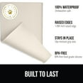 thumbnail image 5 of GORILLA GRIP Silicone Pet Feeding Mat, 100% Waterproof, Protects Floors, 23x15 Cream, 5 of 9