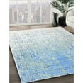 thumbnail image 2 of Ahgly Company Indoor Rectangle Mid-Century Modern Denim Blue Oriental Area Rugs, 5' x 8', 2 of 6