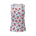 thumbnail image 4 of Lsque Strawberries Printed Workout Tank Tops for Women, Athletic Sports Tank Tops, Compression Sleeveless Dry Fit Shirts,Sleeveless Yoga Shirt-, 4 of 9