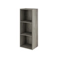 thumbnail image 3 of HOMLUX Luder 3-Tier Cube 31.5" Bookcase, Wood Storage Shelf, Small Bookshelf for Home Office & Bedroom, Gray, 3 of 10