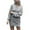 Gray, variant on gakvbuo Fall Dresses For Women 2023 Plus Size Mini Dress Long Sleeve Women Sexy Casual Fold Solid Dress Shoulder Short Sleeve Dress