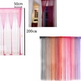 thumbnail image 3 of Bouanq Door String Curtain, Wall Panel Fringe Window Room Divider Blind, Home Patio Bedroom Decorative Tassel Screen Ribbon Strings Strip Silver Thread Screen for Wedding Coffee House, 3 of 6