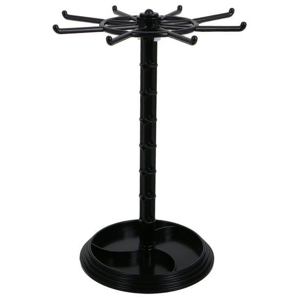 ColoMX Organizador giratorio para joyas, ideal para aretes, llaveros y pulseras. Estante de almacenamiento de escritorio.