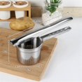 thumbnail image 3 of Potato Ricer, Heavy Duty Stainless Steel Ricer for Mashed Potatoes, 3 of 5