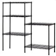 thumbnail image 2 of Changeable Assembly Floor Standing Carbon Steel Storage Rack Black, 2 of 5