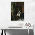 thumbnail image 2 of ARTCANVAS The Allegory Of The Faith 1670 Canvas Art Print by Johannes Vermeer - Size: 26" x 18" (0.75" Deep), 2 of 9