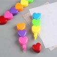 thumbnail image 4 of CXYYY 6 PCS Colorful Shaped Highlighter Pastel Highlighter Set Cute Highlighter Stackable Markers For Adults Kids Students Writing School Supplies 10ml, 4 of 4