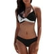 thumbnail image 1 of Gibobby Conjunto de Bikini Sujetador para mujer Ropa de playa Traje de baño Acolchado Traje de baño Traje de baño Push-up Bikini Trajes de baño Tankinis (Negro,CH), 1 of 5