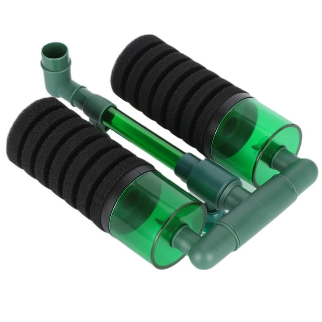Aquarium Sponge Filter Aquarium BioChemical Double Sponge Cleaner Filter Fish Submersible Foam Filter