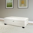 thumbnail image 2 of Atlin Designs Poignet de Rangement en Cuir avec Motif en Blanc, 2 of 4