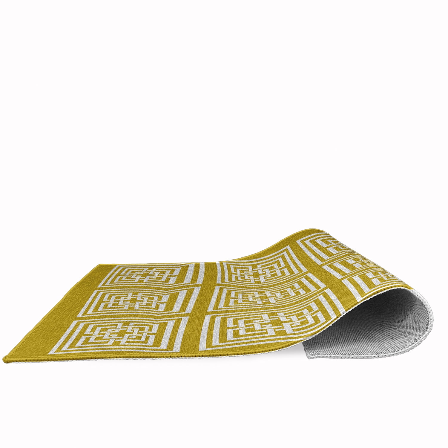 Simply Daisy 2' x 3' Mustard Greek New Key Rug